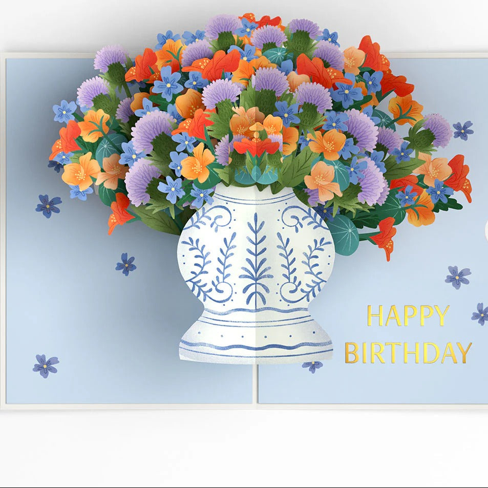 3D Birthday Bouquet Card