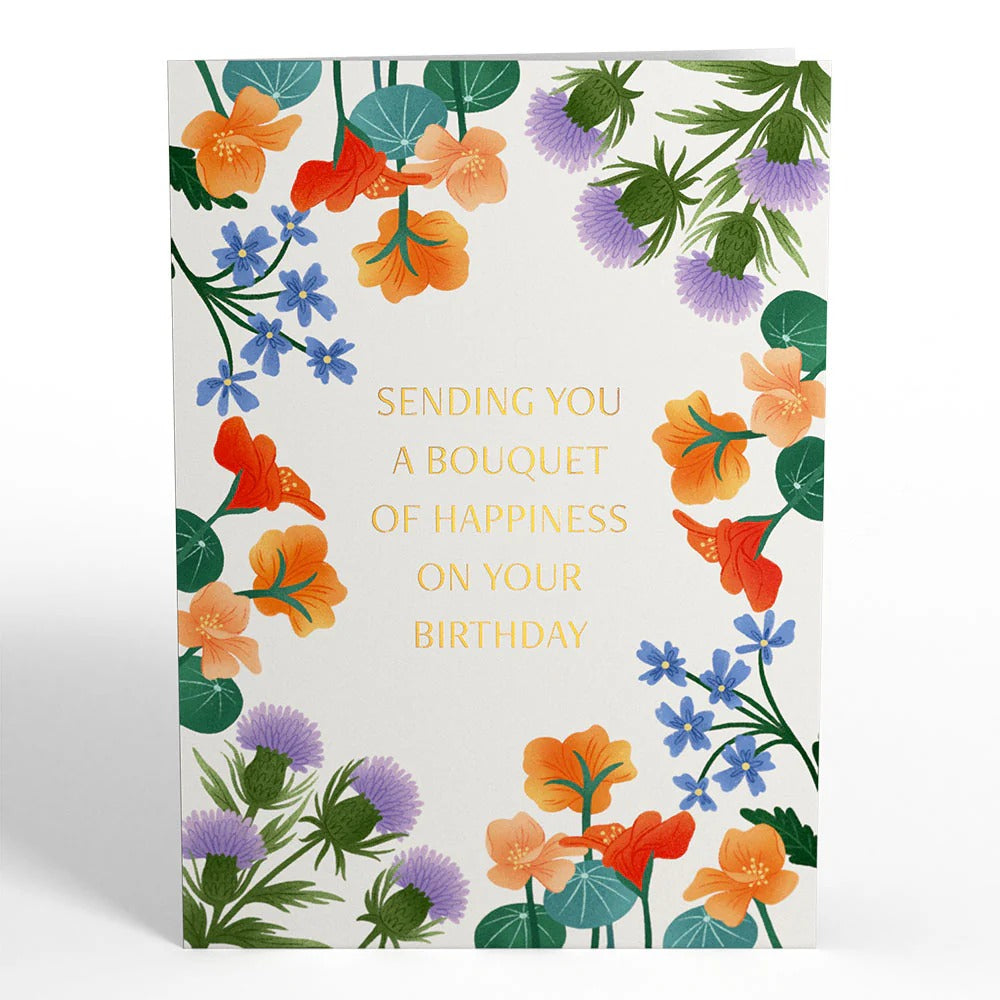 3D Birthday Bouquet Card