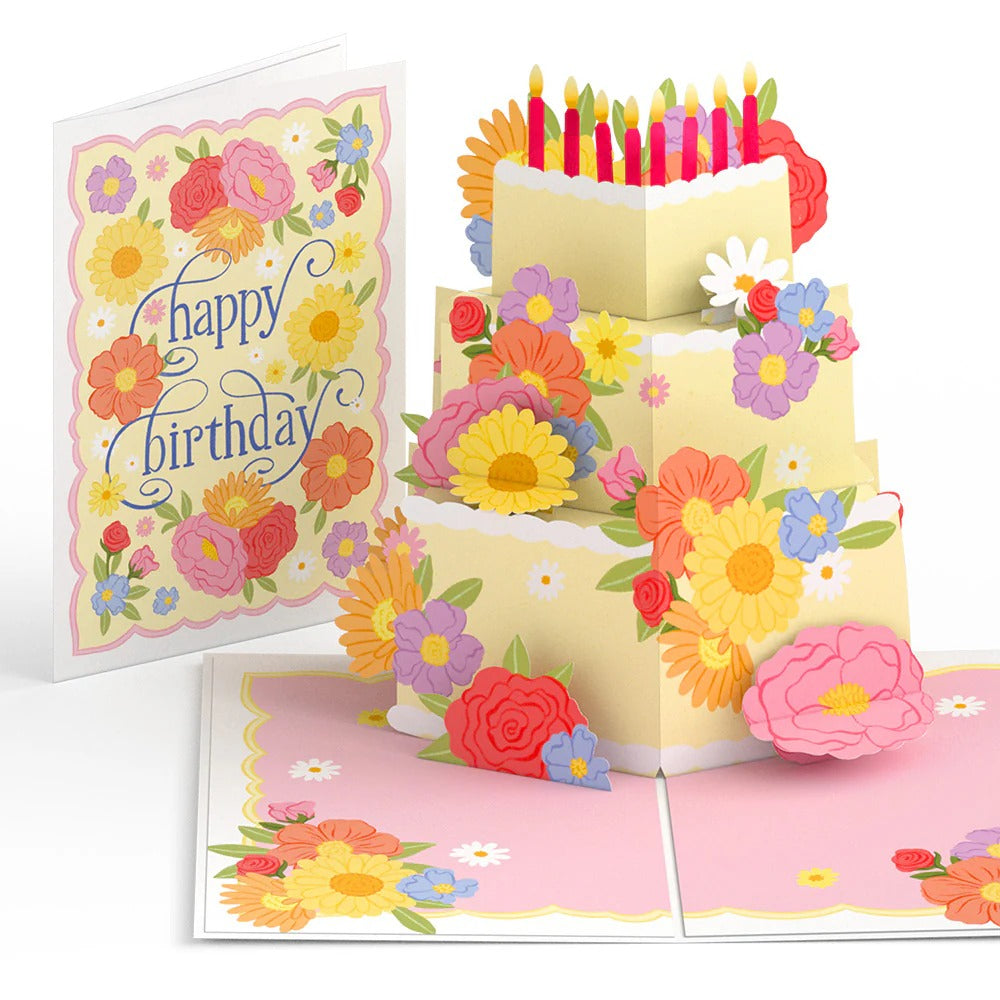 3D Floral Birthday Card