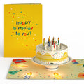 3D birthday cake greeting card
