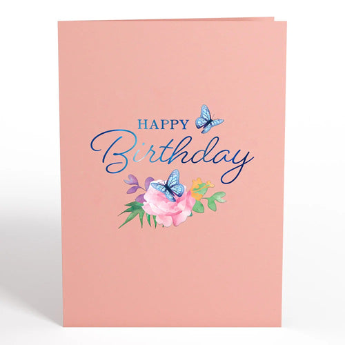 3D Butterfly Birthday Card