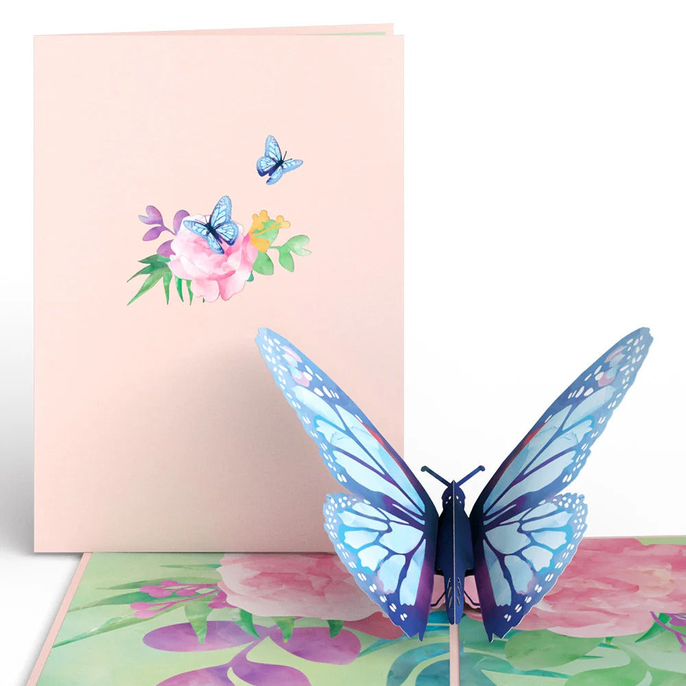 Blue Morpho Butterfly Greeting Card