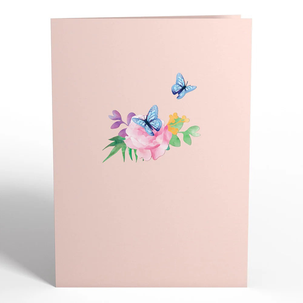 Blue Morpho Butterfly Greeting Card