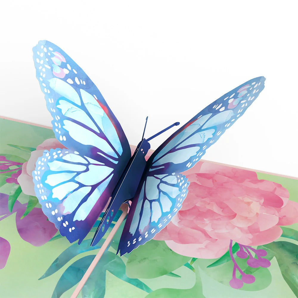 Blue Morpho Butterfly Greeting Card